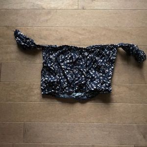 Off the shoulder crop top